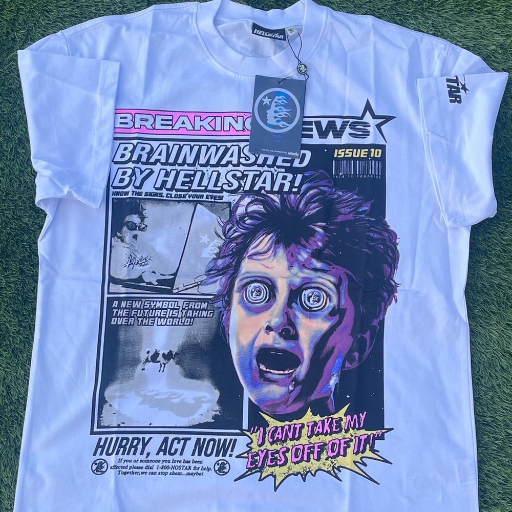 Hellstar Brainwashed News Tee - image 1